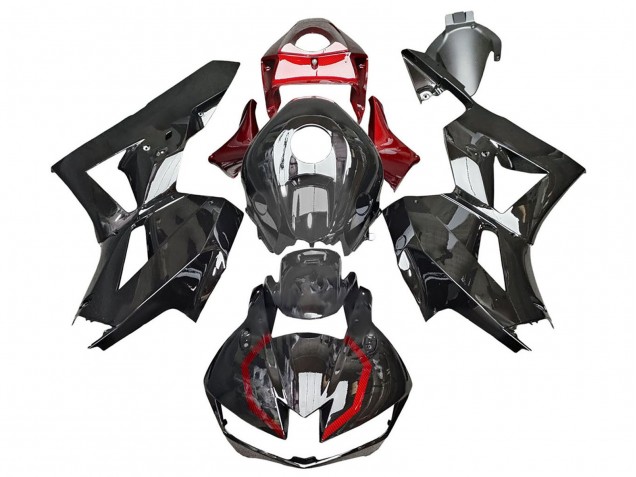 Carenados Moto Honda CBR600RR 2013-2023 - Negro Brillante Rojo Fábrica