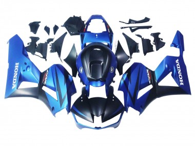 Carenados Moto Honda CBR600RR 2013-2023 - Azul Negro Mate Carrera Fábrica