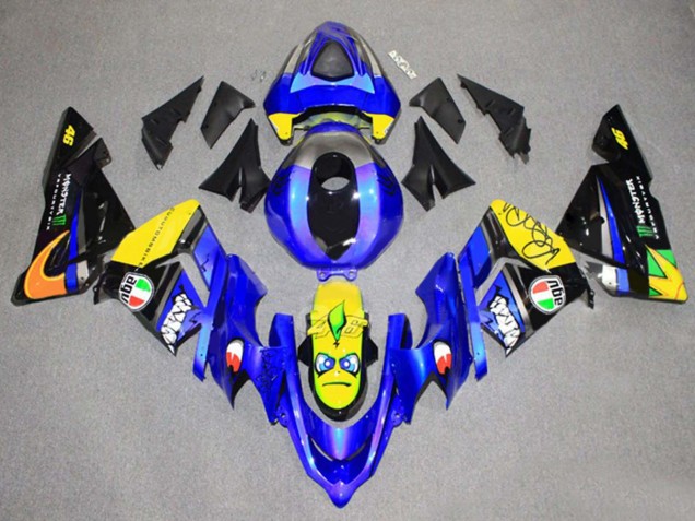 Carenado Moto Kawasaki ZX10R 2004-2005 - Verde Negro Ninja Fábrica