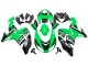 Kits Carenado Moto Kawasaki ZX10R 2006-2007 - Verde Blanco Negro Fábrica