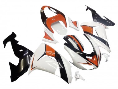 Carenados Moto Kawasaki ZX10R 2006-2007 - Blanco Naranja Negro Fábrica