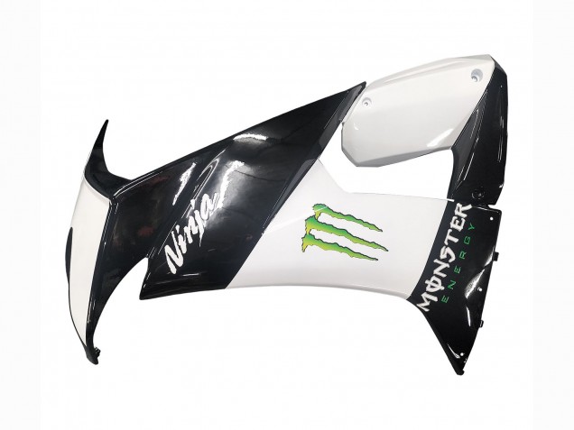 Carenados Moto Kawasaki ZX10R 2008-2010 - Negro Brillante Blanco Verde Monstruo Elf Fábrica