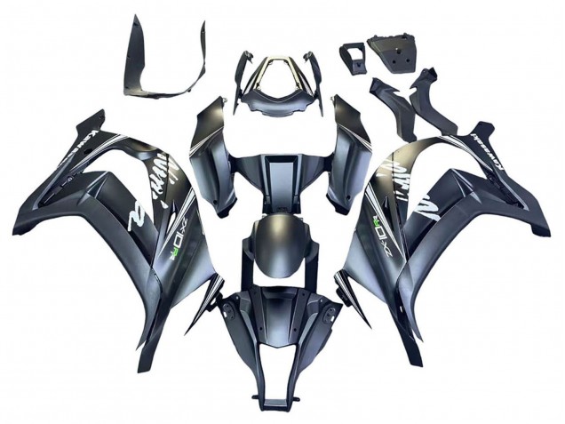 Carenados Moto Kawasaki ZX10R 2011-2015 - Gris Mate Blanco Verde Fábrica