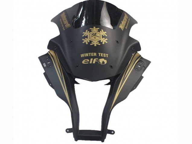 Carenados Moto Kawasaki ZX10R 2011-2015 - Negro Mate Oro Nieve Elf Fábrica