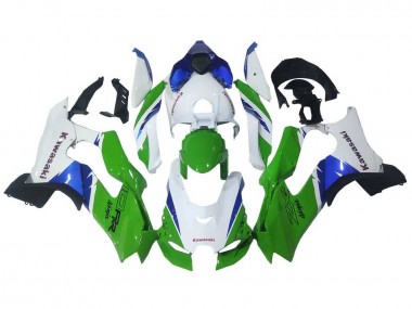 Carenados Moto Kawasaki ZX10R 2021-2025 - Blanco Verde Azul Negro Fábrica