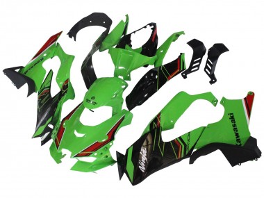 Carenados Moto Kawasaki ZX10R 2021-2025 - Verde Negro Rojo Fábrica