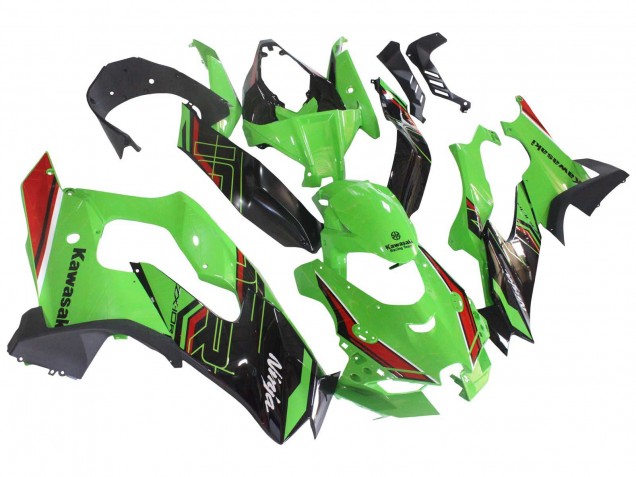 Carenados Moto Kawasaki ZX10R 2021-2025 - Verde Negro Rojo Fábrica