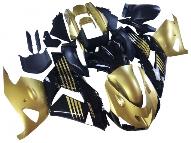 Carenados Moto Kawasaki ZX14R ZZR1400 2006-2011 - Oro Negro Fábrica