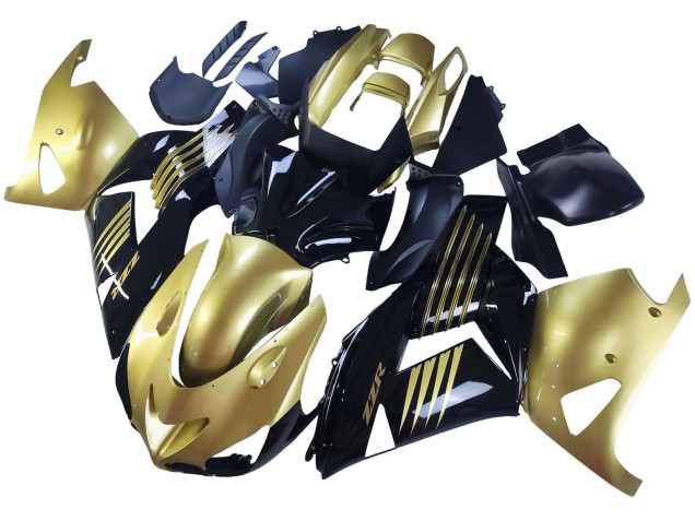 Carenados Moto Kawasaki ZX14R ZZR1400 2006-2011 - Oro Negro Fábrica