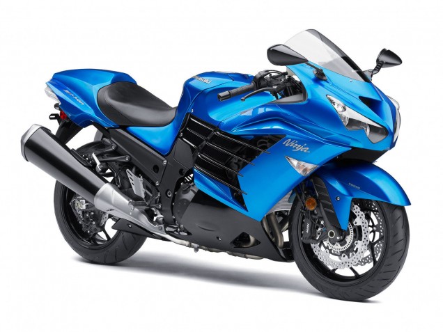 Carenados Moto Kawasaki ZX14R ZZR1400 2012-2024 - Azul Fábrica