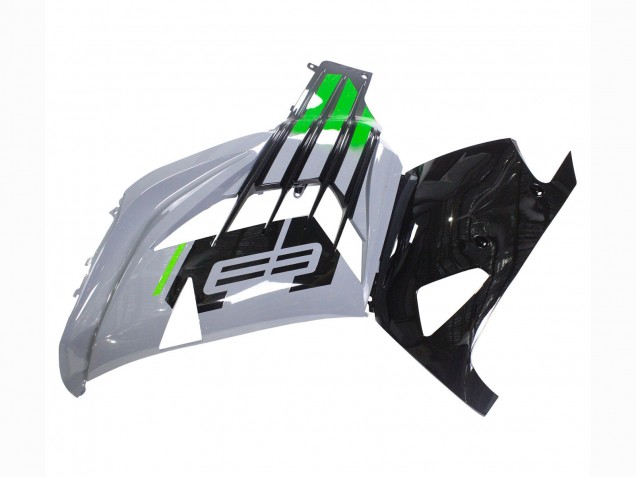 Carenados Moto Kawasaki ZX14R ZZR1400 2012-2024 - Gris Verde Negro Fábrica
