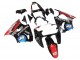 Carenados Moto Kawasaki ZX6R 2000-2002 - Negro Brillante Rojo Azul Rojo PlayStation 2 Fábrica