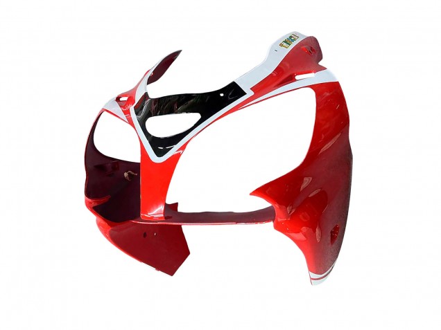 Carenados Moto Kawasaki ZX6R 2000-2002 - Blanco Rojo Negro Fábrica