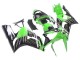 Carenados Moto Kawasaki ZX6R 2003-2004 - Verde Blanco Negro Fábrica