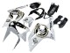 Carenados Moto Kawasaki ZX6R 2003-2004 - Blanco Negro Motul Lucky Strike Fábrica