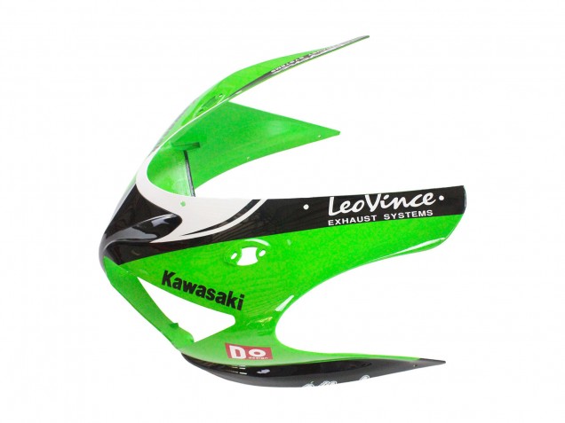 Carenados Moto Kawasaki ZX6R 2005-2006 - Verde Rojo Negro Elf 66 Fábrica