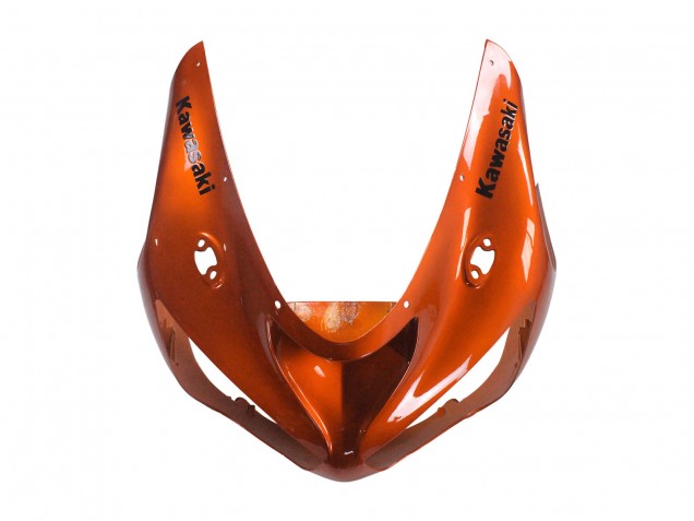 Carenado Moto Kawasaki ZX6R 2005-2006 - Naranja Negro Fábrica
