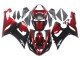 Carenado Moto Kawasaki ZX6R 2005-2006 - Rojo Negro Brillante Fábrica