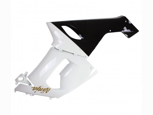 Carenados Moto Kawasaki ZX6R 2005-2006 - Blanco Negro Oro Ninja Fábrica