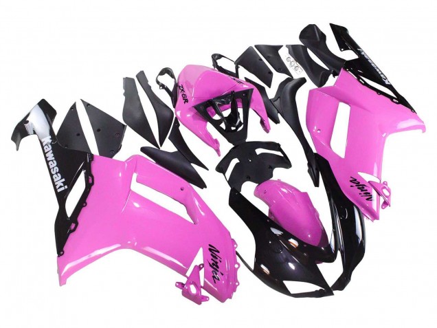 Carenados Moto Kawasaki ZX6R 2007-2008 - Negro Rosa Ninja Fábrica