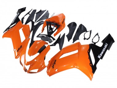 Carenados Moto Kawasaki ZX6R 2007-2008 - Naranja Negro Ninja Fábrica