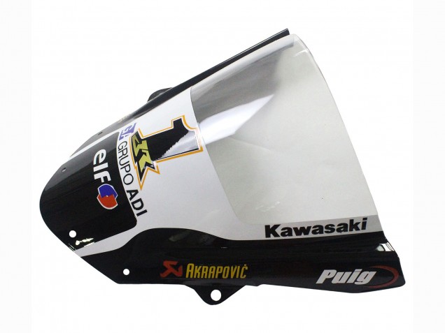 Carenados Moto Kawasaki ZX6R 2009-2012 - Verde Negro Brillante Amarillo Blanco Rojo Elf Monstruo Fábrica