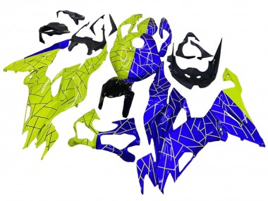 Carenados Moto Kawasaki ZX6R 2019-2022 - Azul Amarillo Fábrica