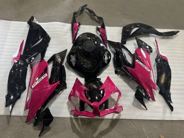 Carenados Moto Kawasaki ZX6R 2019-2022 - Negro Brillante Rosa Ninja Fábrica