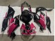 Carenados Moto Kawasaki ZX6R 2019-2022 - Negro Brillante Rosa Ninja Fábrica