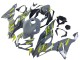 Carenados Moto Kawasaki ZX6R 2019-2022 - Nardo Gris Amarillo Fábrica