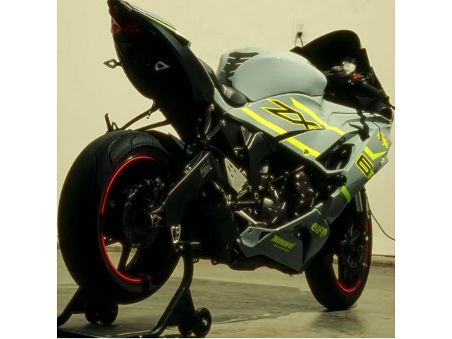 Carenados Moto Kawasaki ZX6R 2019-2022 - Nardo Gris Amarillo Fábrica