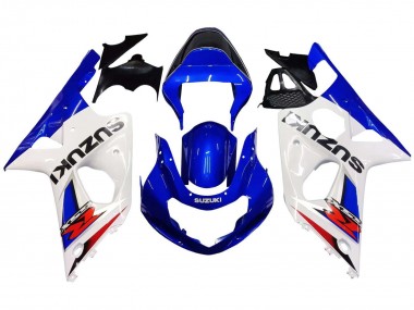 Carenados Moto Suzuki GSXR1000 2000-2002 - Blanco Azul Rojo Fábrica
