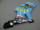 Carenados Moto Suzuki GSXR1000 2000-2002 - Azul Claro Amarillo Negro Motul Rizla Fábrica