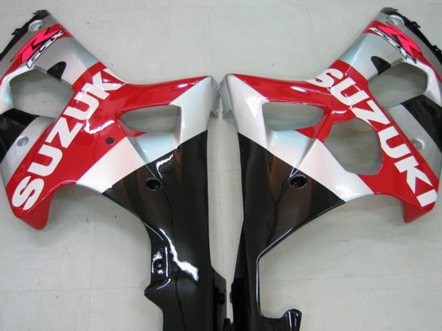 Carenados Moto Suzuki GSXR1000 2000-2002 - Rojo Plata Blanco Negro Fábrica