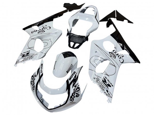 Carenados Moto Suzuki GSXR1000 2000-2002 - Blanco Negro Motul Corona Fábrica