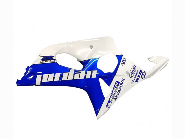 Carenados Moto Suzuki GSXR1000 2000-2002 - Blanco Azul Jordan 59 Fábrica
