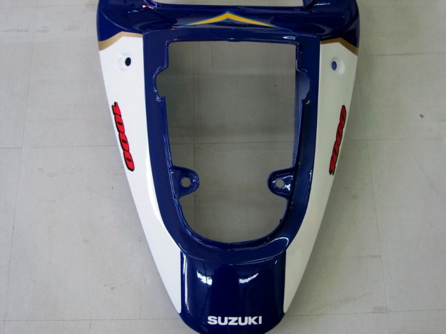 Carenados Moto Suzuki GSXR1000 2000-2002 - Amarillo Azul Oscuro Blanco Motul Corona Fábrica