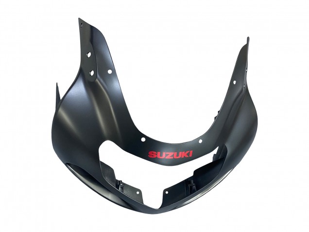 Carenados Moto Suzuki GSXR1000 2000-2002 - Gris Mate Rojo Calcomanía Fábrica
