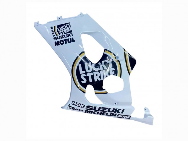 Carenados Moto Suzuki GSXR 1000 2003-2004 - Blanco Negro Oro Motul Lucky Strike Fábrica