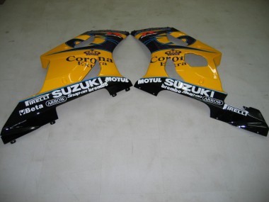 Carenados Moto Suzuki GSXR 1000 2003-2004 - Amarillo Blanco Azul Negro Corona Fábrica