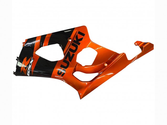 Carenado Moto Suzuki GSXR 1000 2003-2004 - Burnt Naranja Negro Brillante Fábrica