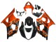 Carenado Moto Suzuki GSXR 1000 2003-2004 - Burnt Naranja Negro Brillante Fábrica