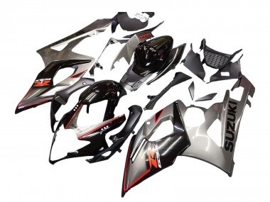 Carenado Moto Suzuki GSXR 1000 2005-2006 - Plata Negro Rojo Fábrica