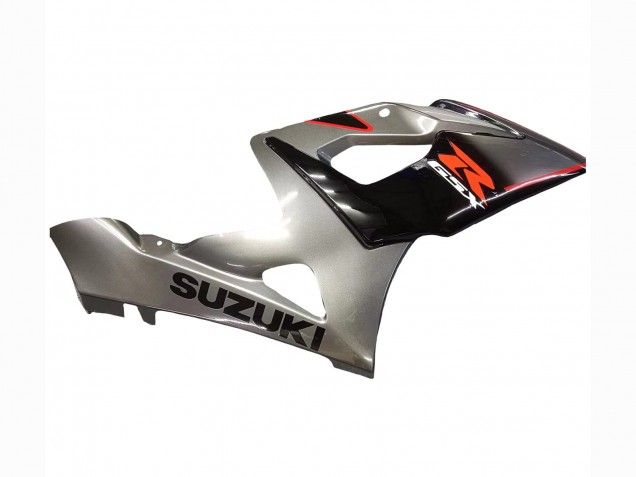 Carenado Moto Suzuki GSXR 1000 2005-2006 - Plata Negro Rojo Fábrica