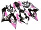 Carenados Moto Suzuki GSXR 1000 2005-2006 - Negro Brillante Rosa Fábrica