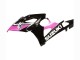 Carenados Moto Suzuki GSXR 1000 2005-2006 - Negro Brillante Rosa Fábrica