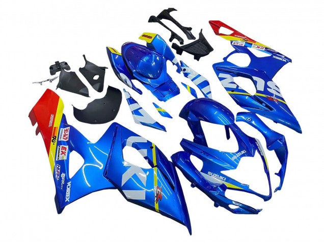 Carenados Moto Suzuki GSXR 1000 2005-2006 - Azul Amarillo Rojo Blanco Fábrica