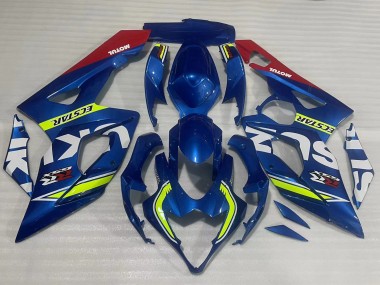 Carenados Moto Suzuki GSXR 1000 2005-2006 - Azul Amarillo Rojo Motul Ecstar Fábrica
