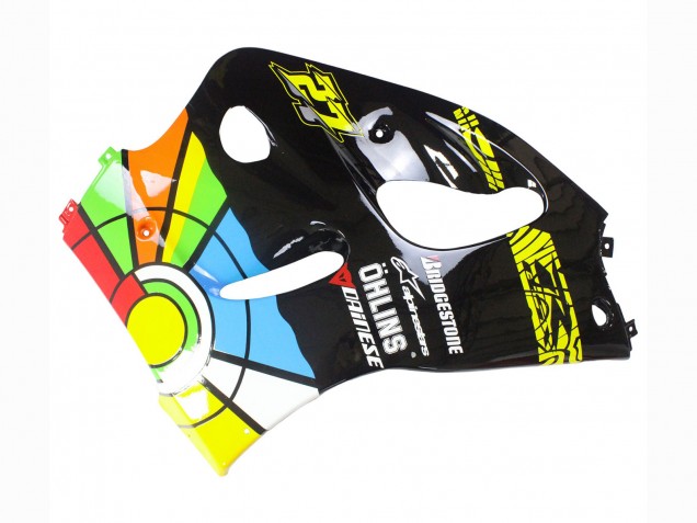 Carenados Moto Suzuki GSXR 600 / GSXR 750 1996-2000 - Negro Multicolor 27 Fábrica