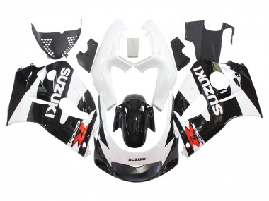 Carenados Moto Suzuki GSXR 600 / GSXR 750 1996-2000 - Negro Blanco Fábrica